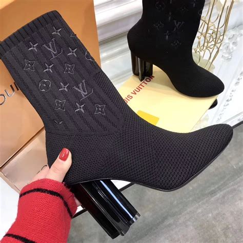 Louis Vuitton sock ankle boots